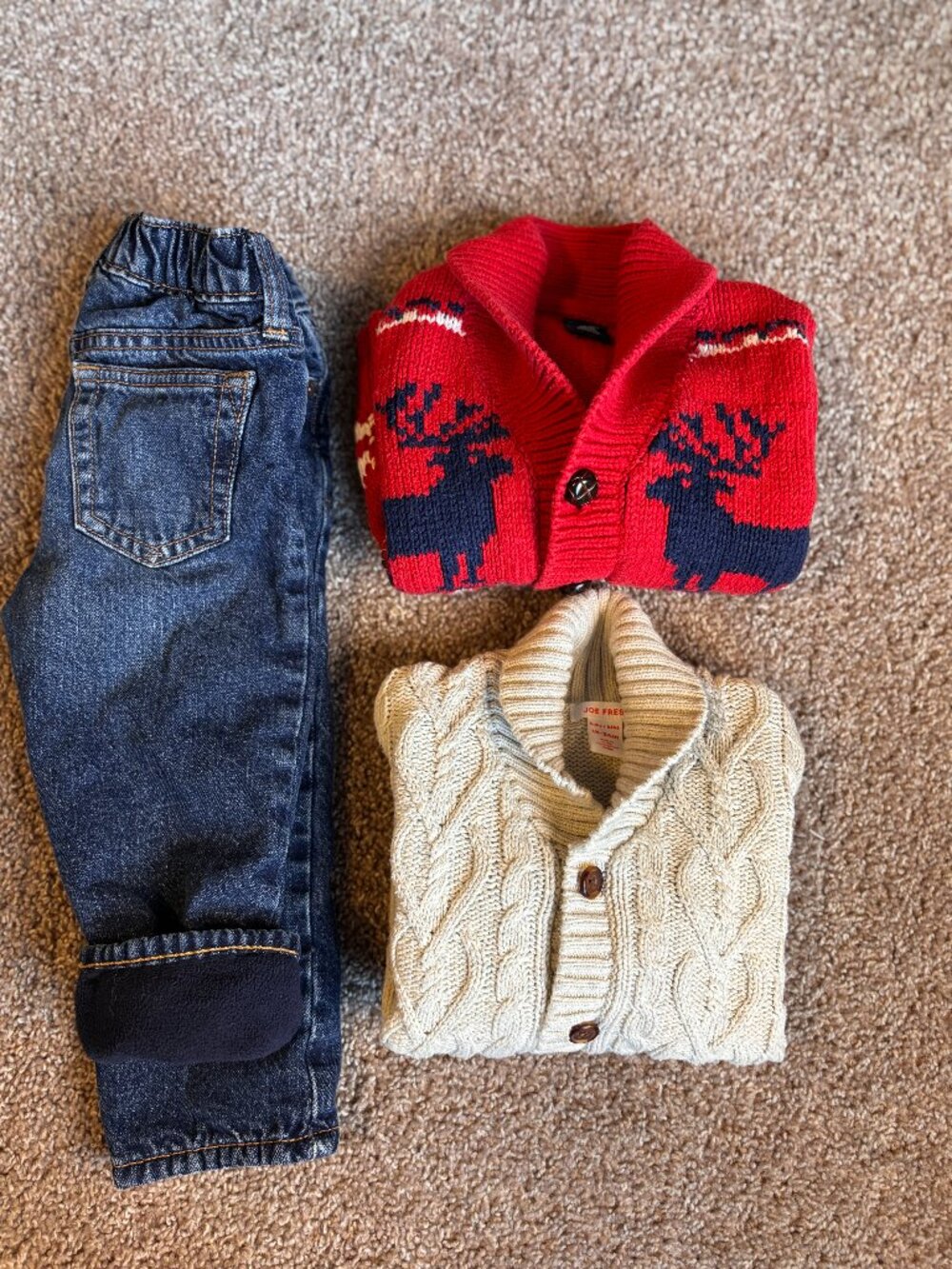 18-24mo Cozy Toddler Boy Fall Winter Bundle 3 Piece Lot GAP Joe Fresh